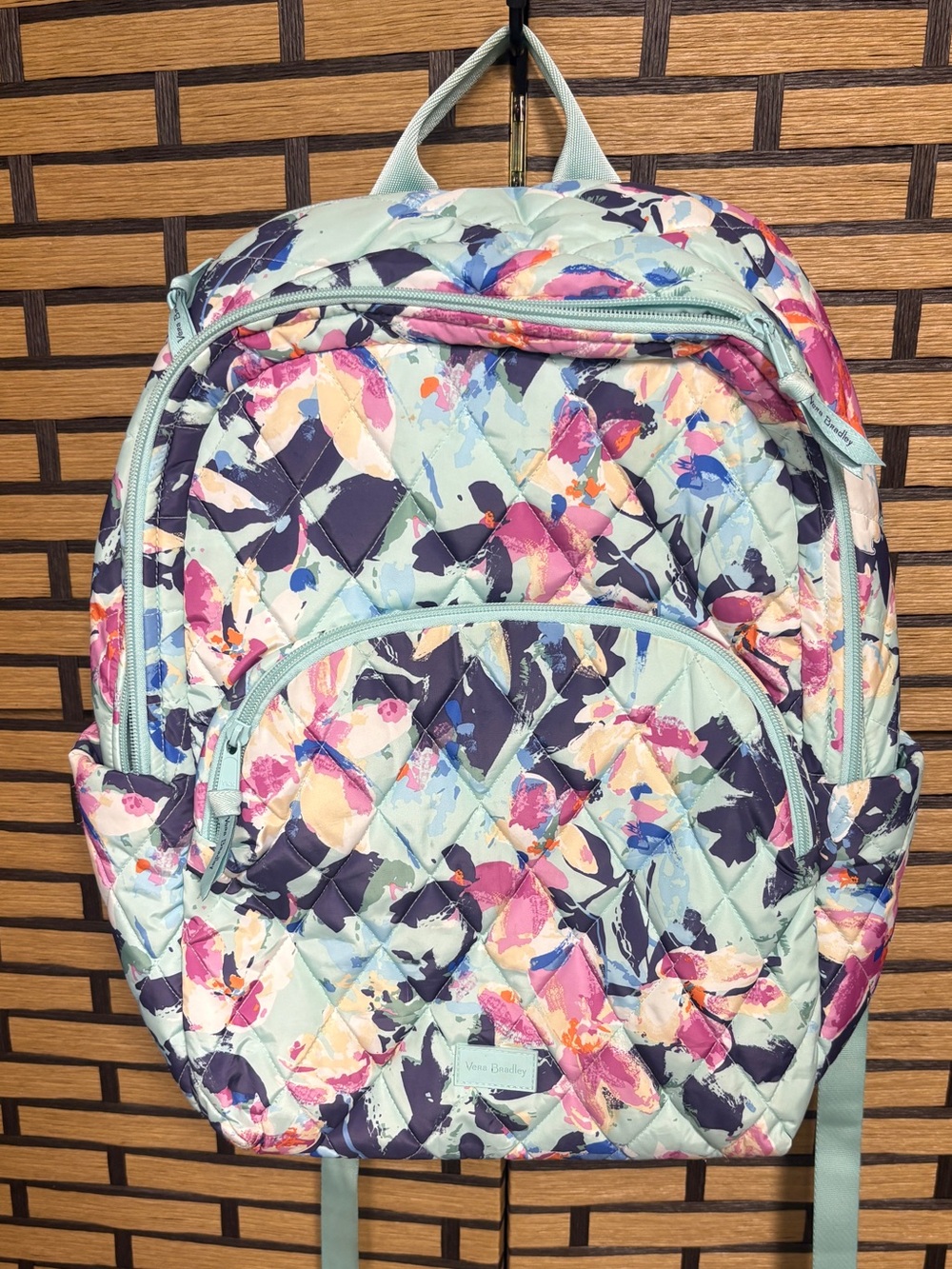 Vera Bradley Light Blue floral Backpack